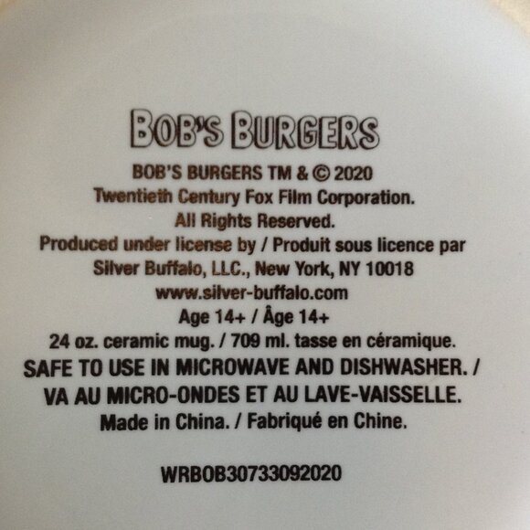 Bob's Burgers 2020 Ceramic Mug; Bob Belcher, Beloved TV Family, Pop Art; 24oz. - Picture 4 of 5